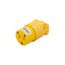 Arrow Hart Straight Blade Connector, #18 Awg 15A 125V, 1-15R, 2-Pole, 2-Wire, 4882-BOX