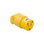 Arrow Hart Straight Blade Connector, #18 Awg 15A 125V, 1-15R, 2-Pole, 2-Wire, 4882-BOX