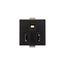 Panel Mount/Snap-In Single Receptacle, #14-12 Awg 15A, Snap-In, Panel 125V, Bulk, 49W-BU