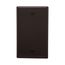 Blank Wallplate, Brown, Blank Cutout, Nylon, Single- Gang, Standard, Ed Box, 5129B-BOX