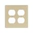 Duplex Receptacle Wallplate, Ivory, Duplex Receptacle Cutout, Nylon, 2- Gang, Standard, Ed Box, 5150V-BOX