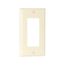 Decorator / Gfci Wallplate, Almond, Decorator Cutout, Nylon, Single- Gang, Standard, 5151A