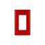 Decorator / Gfci Wallplate, Red, Decorator Cutout, Nylon, Single- Gang, Standard, 5151RD