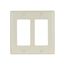 Decorator / Gfci Wallplate, Lt. Almond, Decorator Cutout, Nylon, Two- Gang, Standard, 5152LA