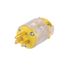 Straight Blade Plug, Lighted/Power Indicating, #18-12 Awg 15A, 125V, 5-15P, 2-Pole 3-Wire, 515PLTY-F