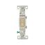 Toggle Switch, #14-10 Awg 15A, 120V, Side Wire, Ivory, Load Type: Motor Control, Fan, 1-Pole, 5221-7V-BU