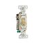 Toggle Switch, 15A, Wall, 120V, Side Wire, Screw, Ivory, Three-Way, 5223-7V-BU