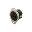 Arrow Hart Flanged Outlet, #14 Awg, 15A, Industrial, 125V, Side Wire, Steel, Brass, 5246