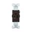 Arrow Hart Industrial Single Receptacle, #14-10 Awg 15A 125V, Brown, High-Impact Nylon Face, 5261B