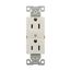 Arrow Hart Heavy-Duty Industrial Duplex Receptacle, #14-10 Awg 15A 125V Face, Duplex, 5262W