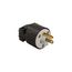 Arrow Hart Ultra Grip Straight Blade Plug, #18-12 Awg, 15A, Industrial, 125V, Back Wire, 5266