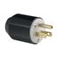 Arrow Hart Auto Grip Straight Blade Plug, #18-12 Awg 15A, 125V, BackWire, 5-15P, 2-Pole 3-Wire, 5266NHG