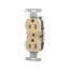 Residential Grade Duplex Receptacle, #10 Awg 15A, 125V, Side Wire, Ivory, Duplex, Retail Box, 5270V-SP