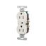 Residential Grade Duplex Receptacle, #10 Awg 15A, 125V, Side Wire, White, Duplex, Retail Box, 5270W-SP