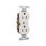 Residential Grade Duplex Receptacle, #10 Awg 15A, 125V, Side Wire, White, Duplex, Retail Box, 5270W-SP