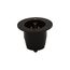 Arrow Hart Straight Blade Flanged Inlet, #16-12 Awg 15A, 125V, Black, 5-15P, 2-Pole 3-Wire, 5278C