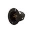 Arrow Hart Straight Blade Flanged Inlet, #16-12 Awg 15A, 125V, Black, 5-15P, 2-Pole 3-Wire, 5278C