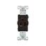 Arrow Hart Extra Heavy-Duty Industrial Single Receptacle, #14-10 Awg 20A 125V, Brown, 5-20R, 5361B