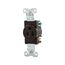 Arrow Hart Extra Heavy-Duty Industrial Single Receptacle, #14-10 Awg 20A 125V, Brown, 5-20R, 5361B