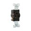 Arrow Hart Extra Heavy-Duty Industrial Single Receptacle, #14-10 Awg 20A 125V, Black, 5-20R, 5361BK