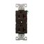 Arrow Hart Heavy-Duty Industrial Duplex Receptacle, #14-10 Awg 20A 125V, Brown, 5-20R, Duplex, 5362B