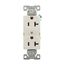 Arrow Hart Heavy-Duty Industrial Duplex Receptacle, #14-10 Awg 20A 125V, White, 5-20R, Duplex, 5362W