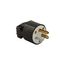 Arrow Hart Ultra Grip Straight Blade Plug, #16-12 Awg, 20A, Industrial, 125V, Back Wire, 5366