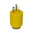 Arrow Hart Corrosion Resistant Straight Blade Plug, #16-12 Awg 20A 125V, 5-20P, 2-Pole 3-Wire, 5366NCR