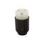 Arrow Hart Auto Grip Straight Blade Connector, #16-12 Awg 20A 125V, 5-20R, 2-Pole 3-Wire, 5369NHG