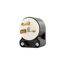 Arrow Hart Ultra Grip Straight Blade Angled Plug, #16-12 Awg 20A, 250V, 6-20P, 2-Pole 3-Wire, 5466AN