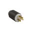 Arrow Hart Auto Grip Straight Blade Plug, #18-12 Awg 20A, 250V, 6-20P, 2-Pole 3-Wire, 0.33-0.66", 5466N