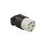 Arrow Hart Ultra Grip Straight Blade Connector, #16-12 Awg 20A, 250V, 6-20R, 2-Pole 3-Wire, 5469