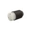 Arrow Hart Auto Grip Straight Blade Connector, #18-12 Awg 20A, 250V, 6-20R, 2-Pole 3-Wire, 5469N