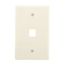 Modular Wallplate, 1 Port Modular, Midsize, La, 5510LA-MSP