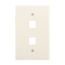 Modular Wallplate, 2 Port Modular, Midsize, La, 5520LA-MSP