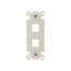 Modular Mounting Strap, 2-Port, Residential Communications, Flush Mount Modular, 110 Style, 5522-5EW