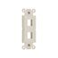 Modular Mounting Strap, 2-Port, Residential Communications, Flush Mount Modular, 110 Style, 5522-5EW