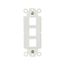 Modular Mounting Strap, 3-Port, Residential Communications, Flush Mount Modular, 110 Style, 5523-5EW