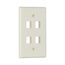 Modular Wallplate, 4 Port Modular, Midsize, La, 5540LA-MSP