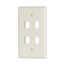 Modular Wallplate, 4 Port Modular, Midsize, La, 5540LA-MSP