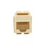 Modular Data Jack, Ivory, 8-Position, 8-Conductor, 568A/B, Category 6 Rj45, 5546-6V