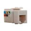 Modular Data Jack, White, 6-Position, 6-Conductor, Usdoc, Category 3 Rj11, 5547-3EW