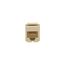 Modular Data Jack, Ivory, 8-Position, 8-Conductor, 568A/B, Category 5E Rj45, 5547-5EV