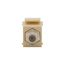 Modular Jacks & Adapters, Coax Type F Insert Adapter, Video, Snap-In, Ivory, Rg-6, 5552-5EV