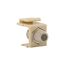 Modular Jacks & Adapters, Coax Type F Insert Adapter, Video, Snap-In, Ivory, Rg-6, 5552-5EV