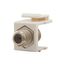 Modular Jacks & Adapters, Coax Type F Insert Adapter, Video, Snap-In, Rg-6, 5552-5EW
