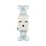 Arrow Hart Industrial Single Receptacle, #14-10 Awg 15A, 250V, 6-15R, 5661W
