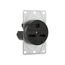 Receptacle, #12 -4 Awg, 30A, Flush, 250V, Back, Black, Nema 6-30R, 2-Pole 3-Wire, 5700N