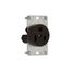 Receptacle, #12 -4Awg, 50A, Flush, 250V, Back, Black, Nema 6-50R, 2-Pole 3-Wire, 5709N