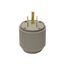 Arrow Hart Extra Heavy-DutyAuto Grip Plug, #12-4Awg 50A, 250V, Gray, 6-50P, 2-Pole 3-Wire, 5710N